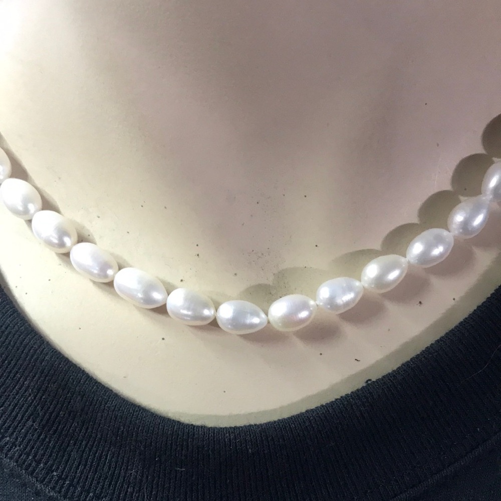Pearls Opaque 7-8 mm Cultured Freshwater Pearls wi